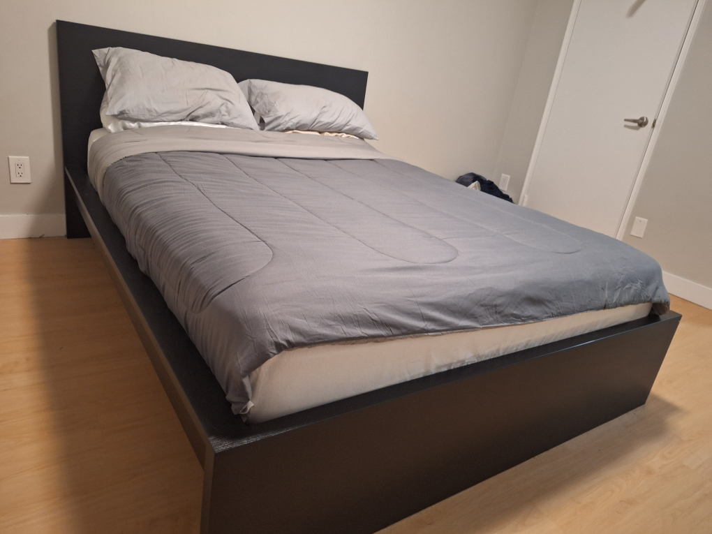 IKEA Malm Bed Frame, Black, Queen Size