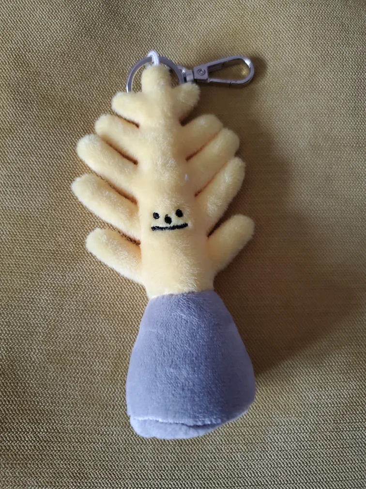 Cute Plush Leaf Keychain thumbnail