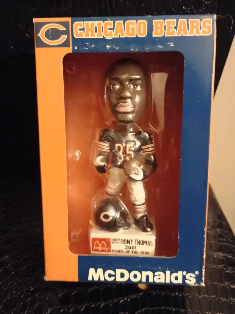 McDonald's Chicago Bears Anthony Thomas Bobblehead thumbnail