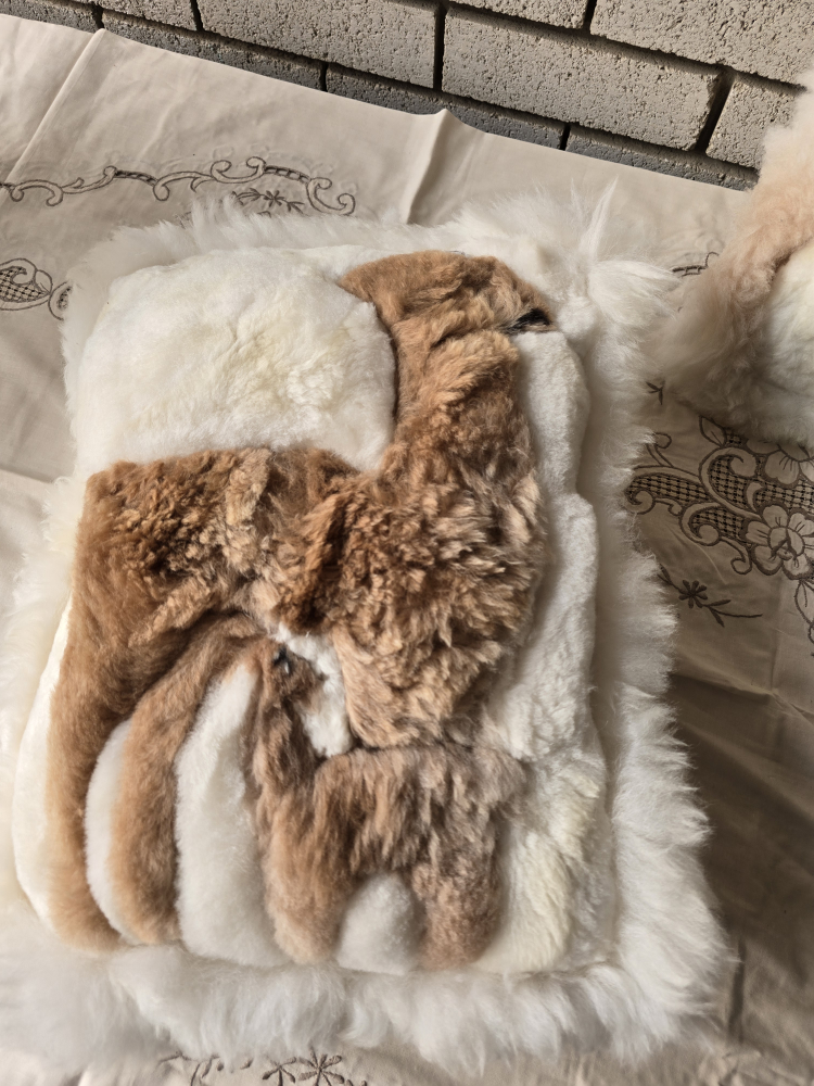 Alpaca Fur Throw Pillows - photo 2