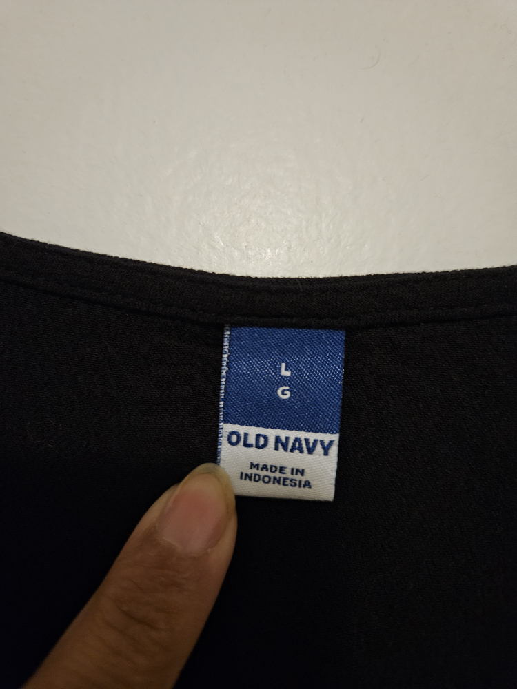 Old Navy Black Blouse - Size Large - photo 2