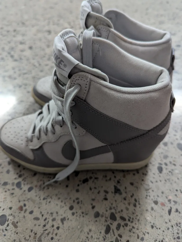 Nike Dunk Sky Hi Wedge Sneakers - Size 5 W thumbnail