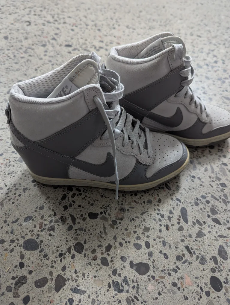 Nike Dunk Sky Hi Wedge Sneakers - Size 5 W image indicator(2)