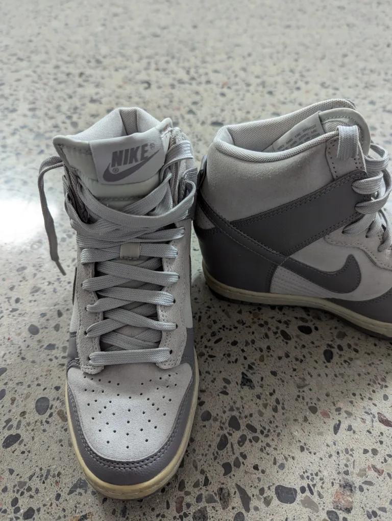 Nike Dunk Sky Hi Wedge Sneakers - Size 5 W image indicator(4)