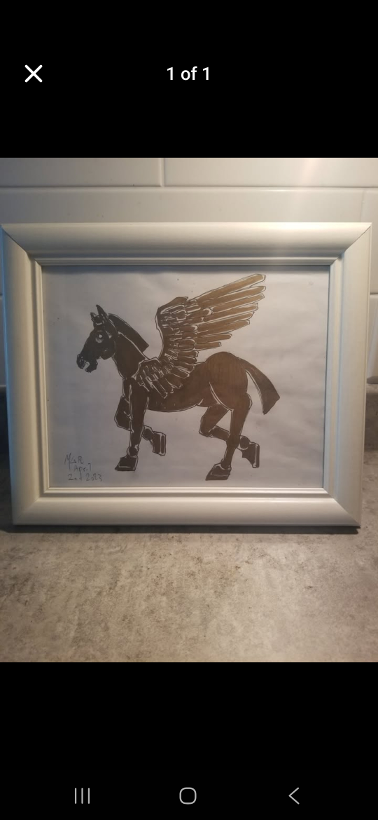 Pegasus Framed Art