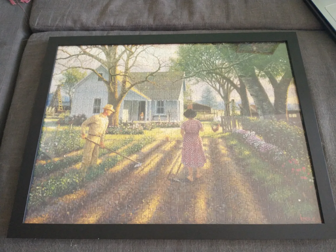 Framed Jigsaw Puzzle Art thumbnail