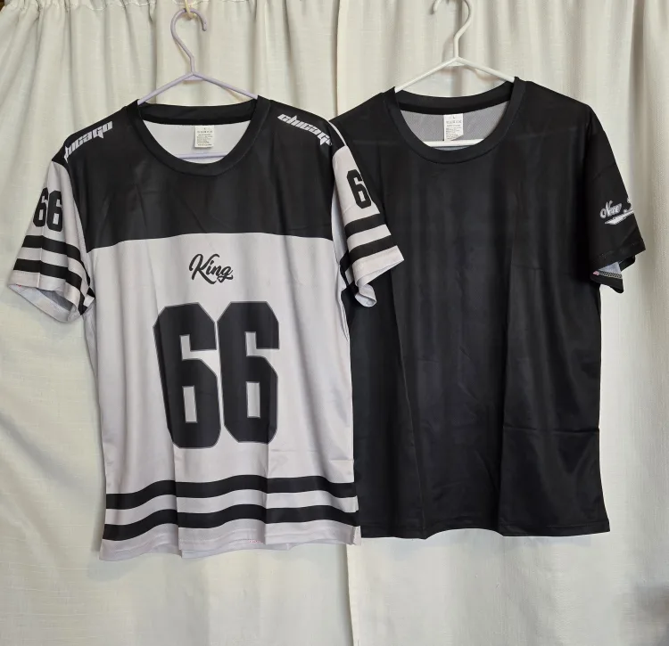 Men's Casual Short Sleeve Jersey Style Tops Size: Large image indicator(10)