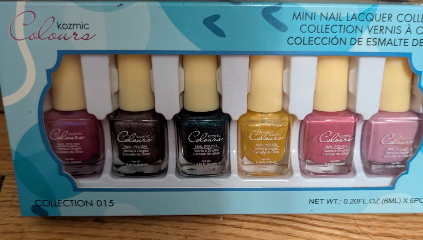 Kozmic Colours Mini Nail Lacquer Collection (6) ,🧡