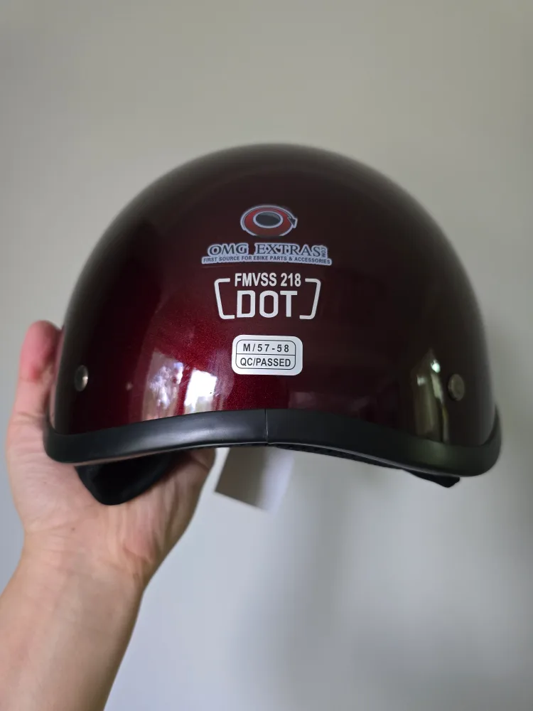 [BRAND NEW] Helmet for E-Bike/Scooter/Bike - Burgundy (Size M) image indicator(4)