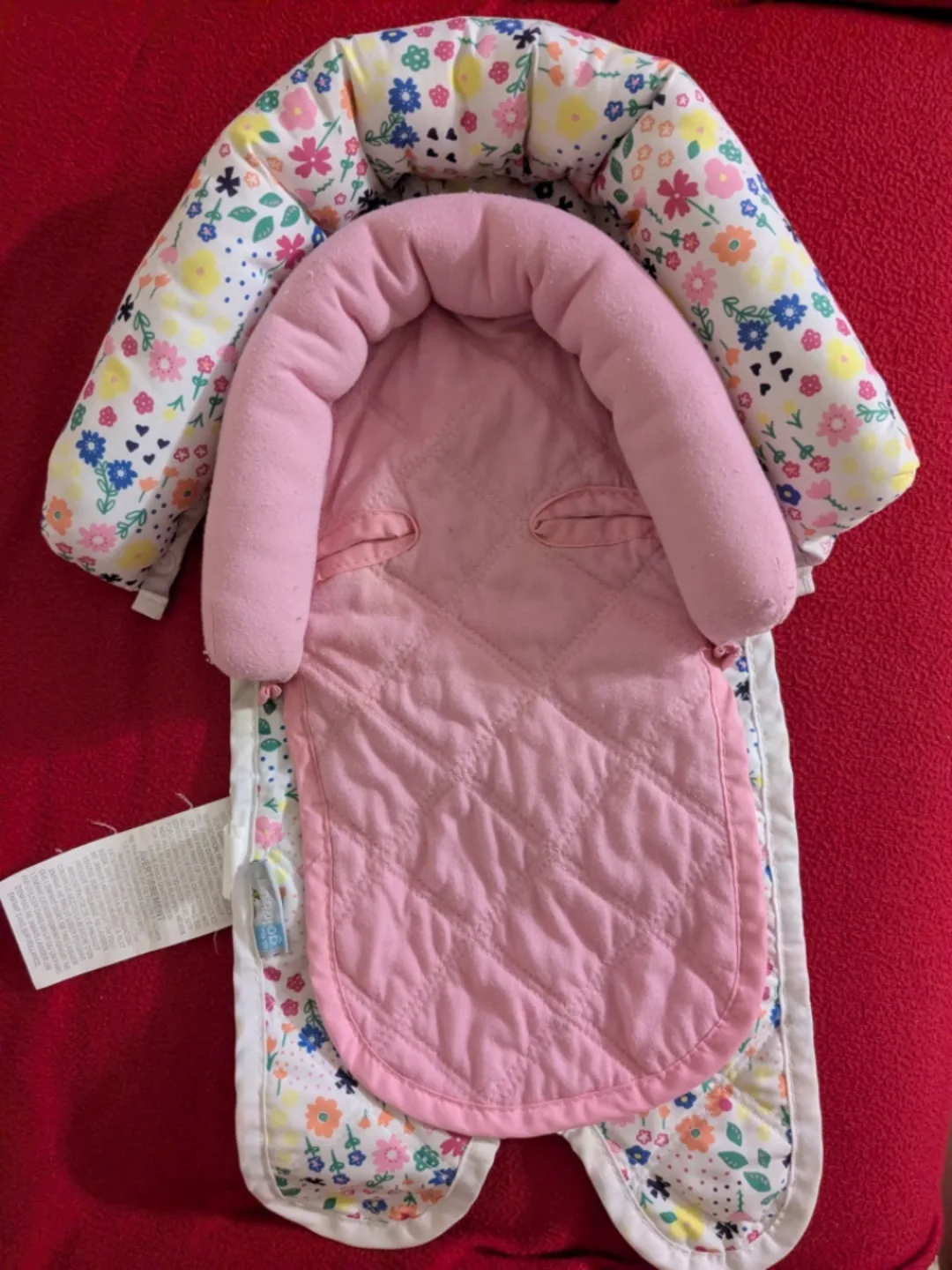 JJ Cole Car Seat Head Support - Floral thumbnail
