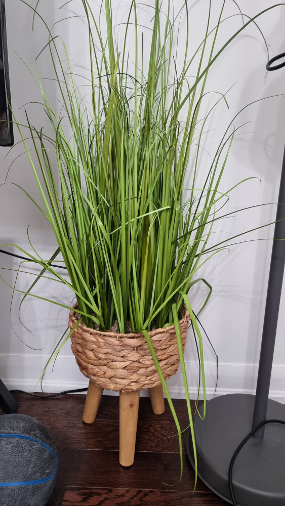 Potted Artificial Grass Plant