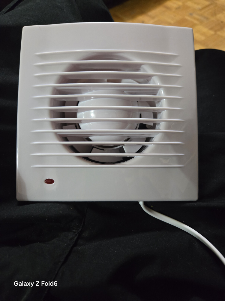 White Bathroom Exhaust Fan