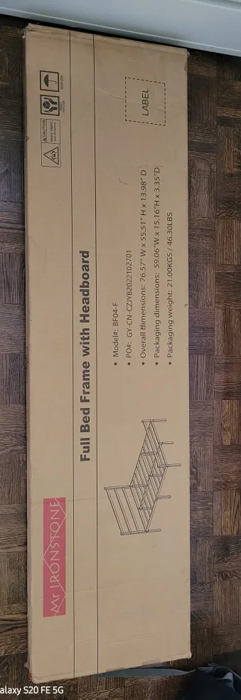 My Ironstone Full Bed Frame with Headboard image indicator(2)