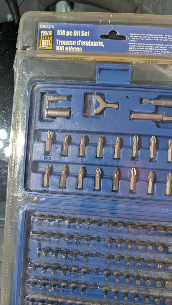 👀- WOW-Power Fist 100 pc Bit Set - New FCFS image indicator(5)