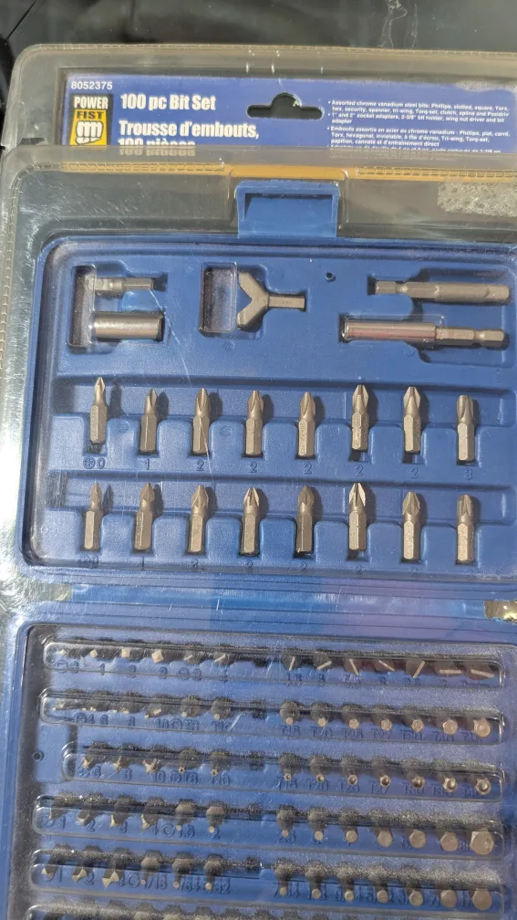 👀- WOW-Power Fist 100 pc Bit Set - New FCFS image indicator(6)