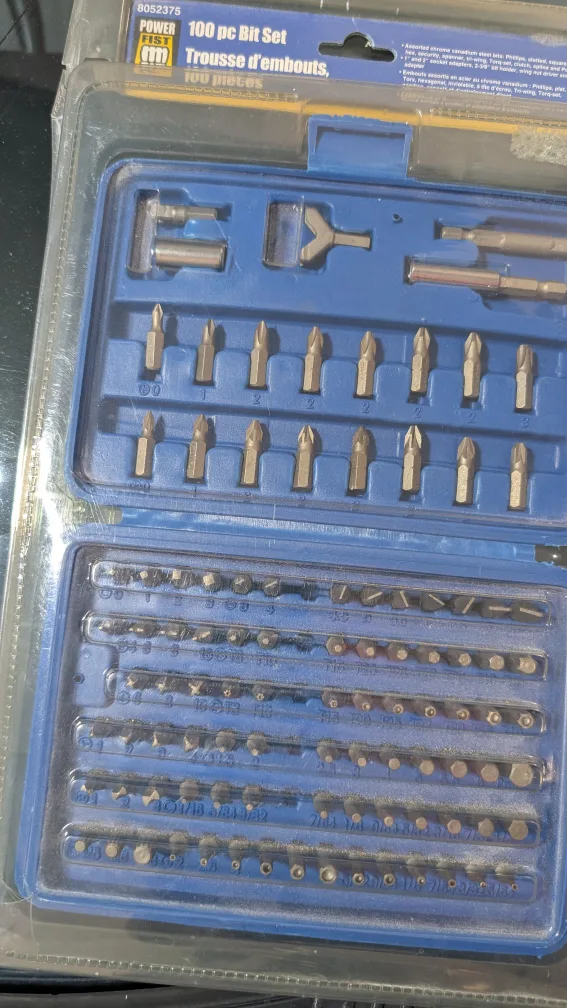 👀- WOW-Power Fist 100 pc Bit Set - New FCFS image indicator(8)