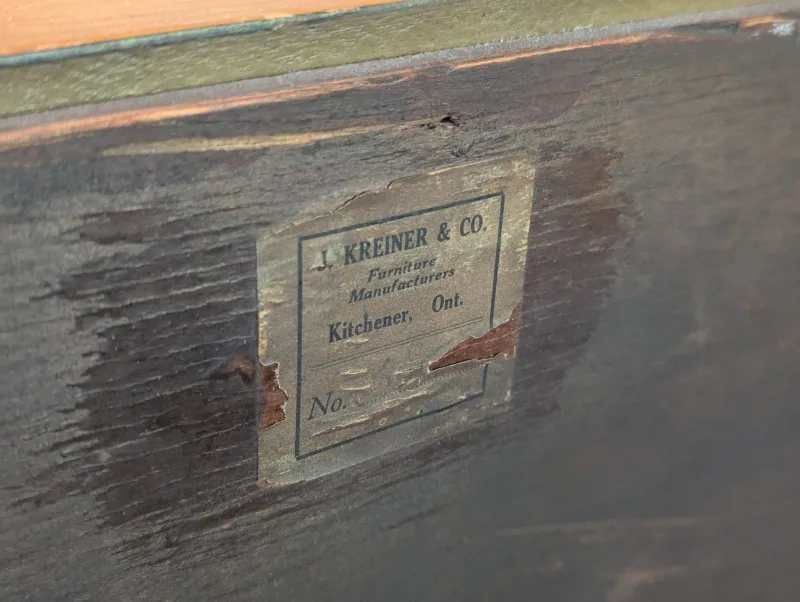 Antique Secretary Desk by J. Kreiner & Co. image indicator(4)