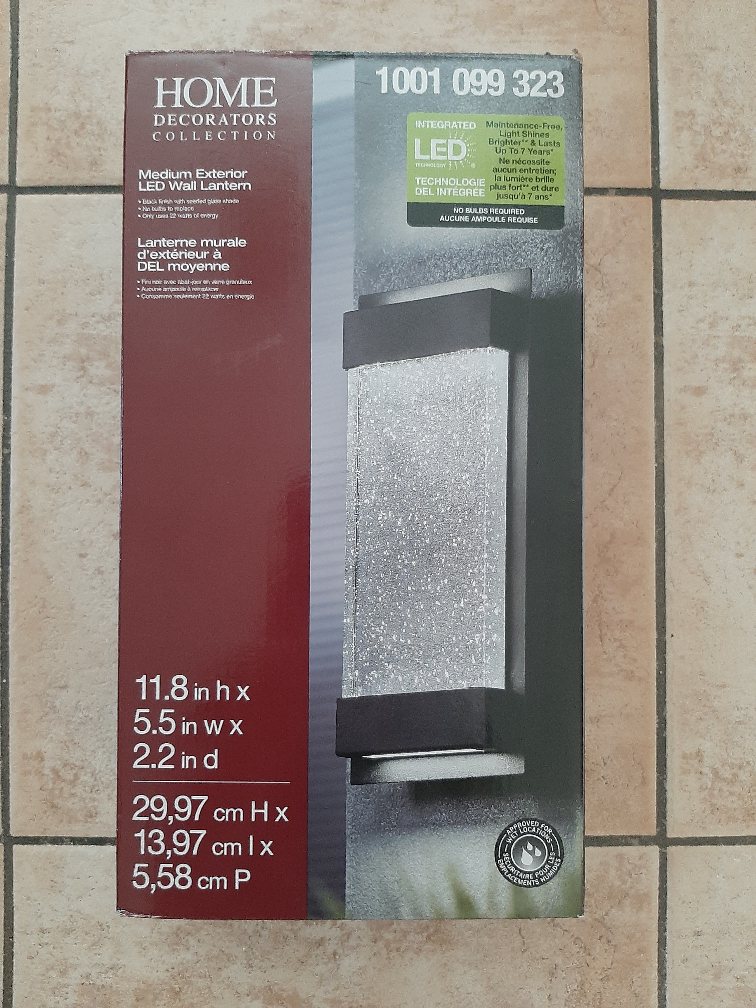 Home Decorators Collection LED Wall Lantern - New