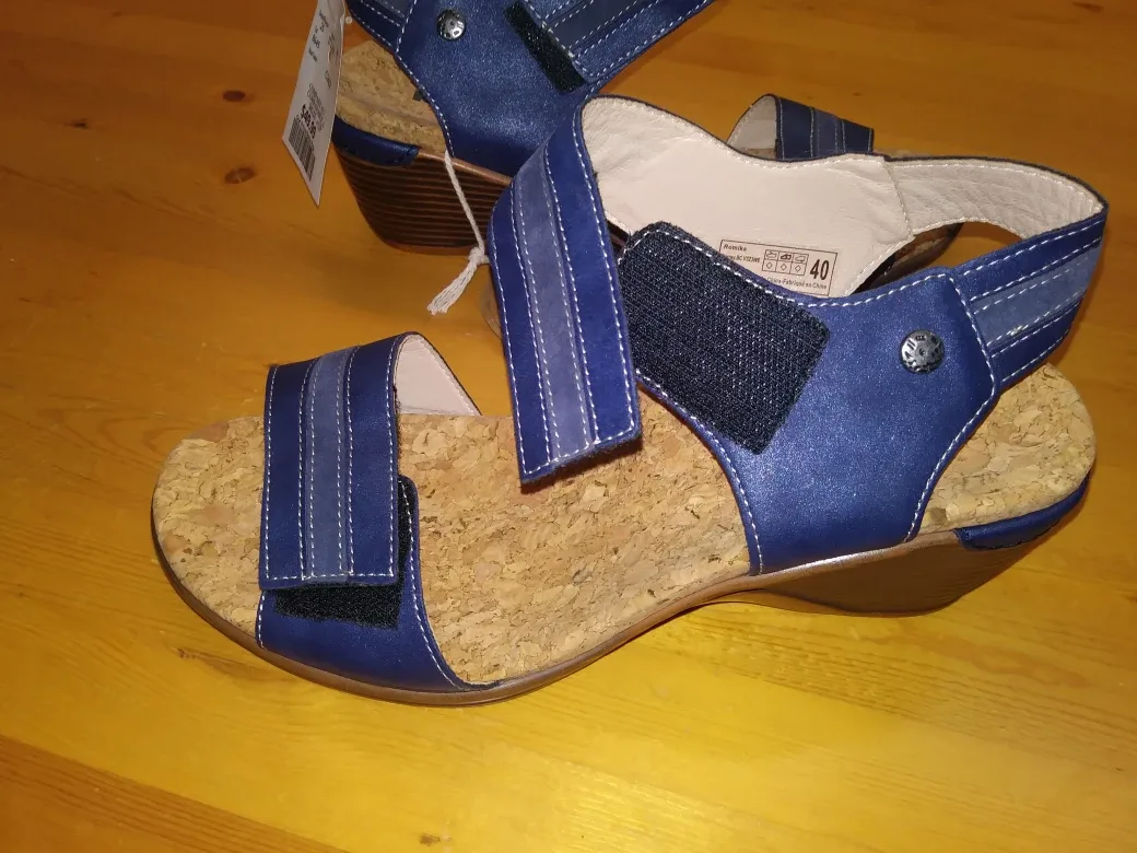 Romika Ibiza 25 Blue Sandals - Size 40 (US 9) image indicator(3)