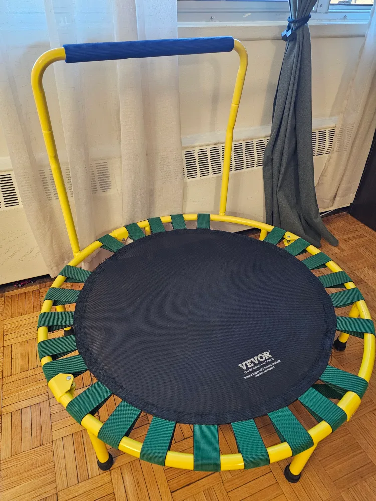Vevor Fitness Trampoline with Handle Bar thumbnail