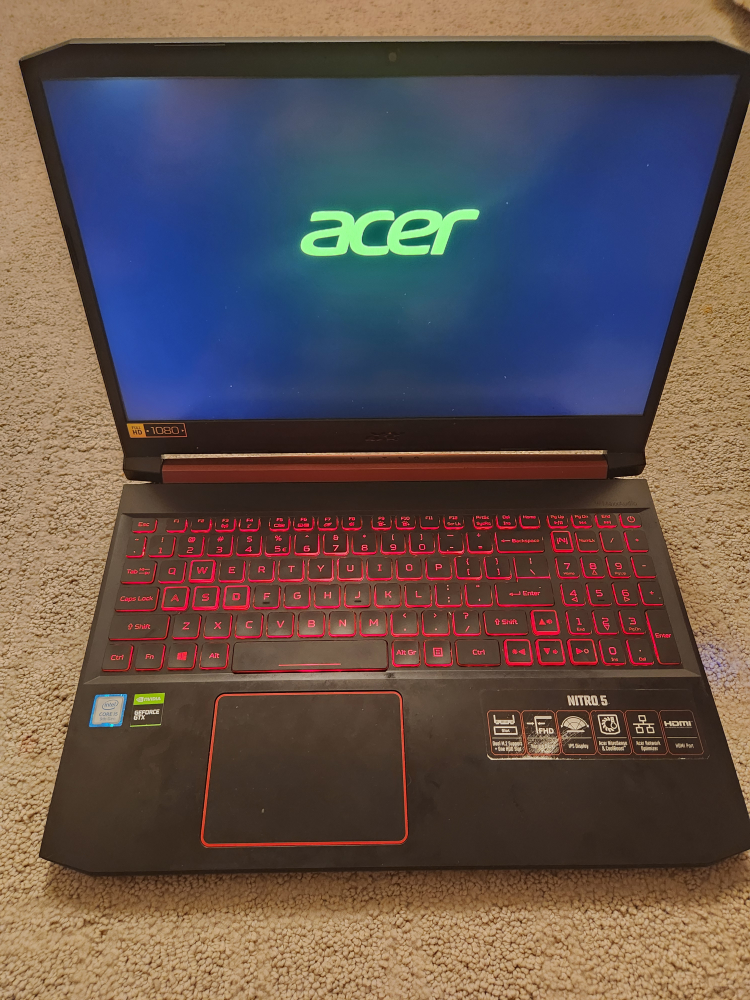 Acer Nitro 5 15.6" i5-9300H GTX 1650 12GB RAM 128GB SSD 1TB HDD
