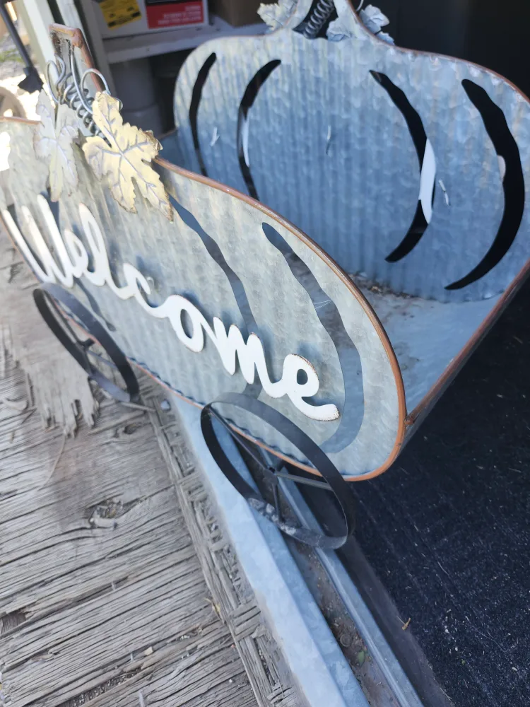 Welcome Pumpkin Cart Decor image indicator(2)