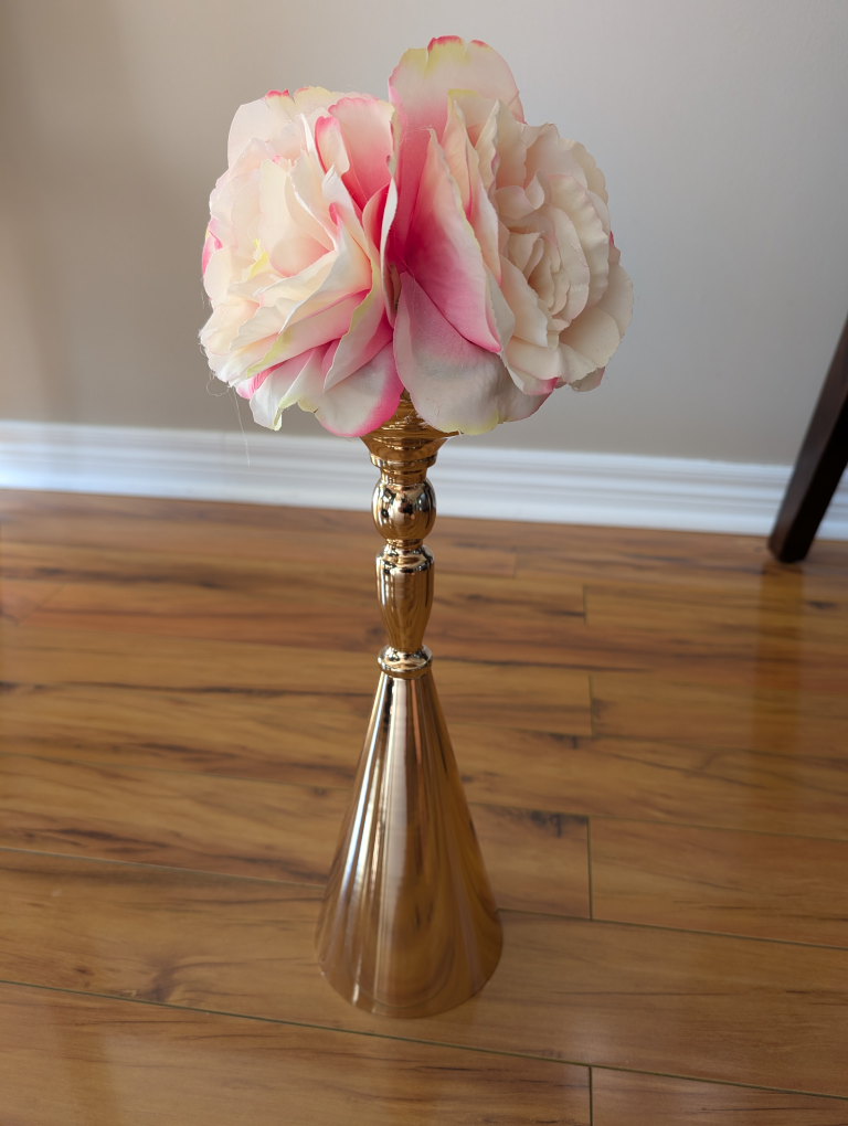 Gold Floral Centerpiece