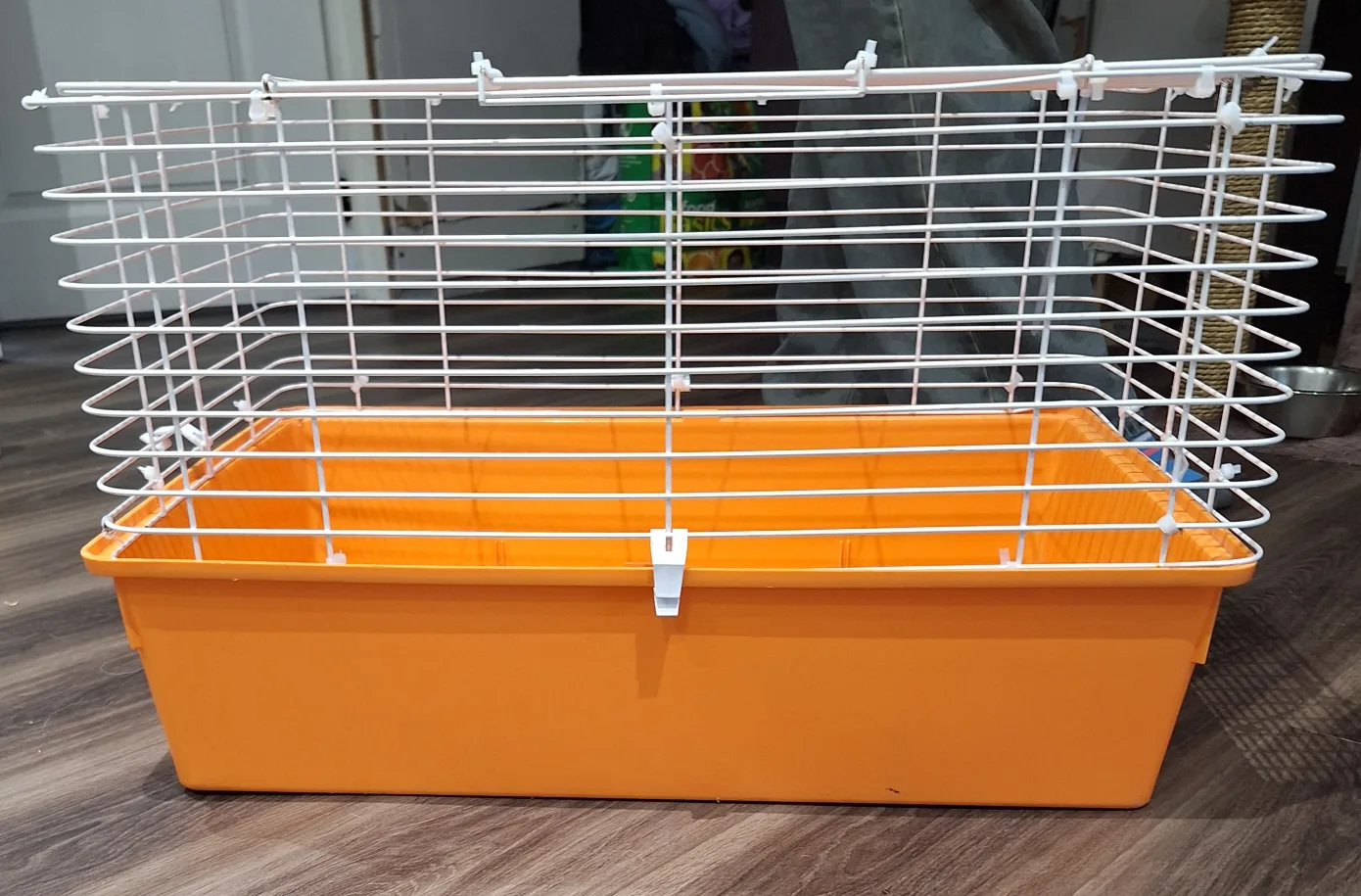 Orange & White Small Animal Cage image indicator(2)