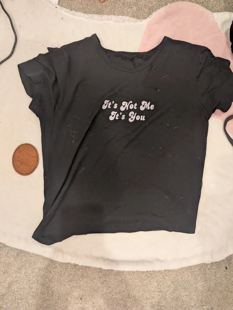 Black T-Shirt - It's Not Me, It's You thumbnail