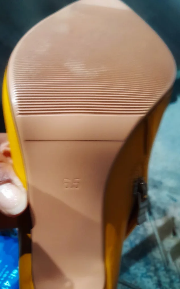 Yellow Heeled Ankle Boots - Size 6.5 image indicator(2)