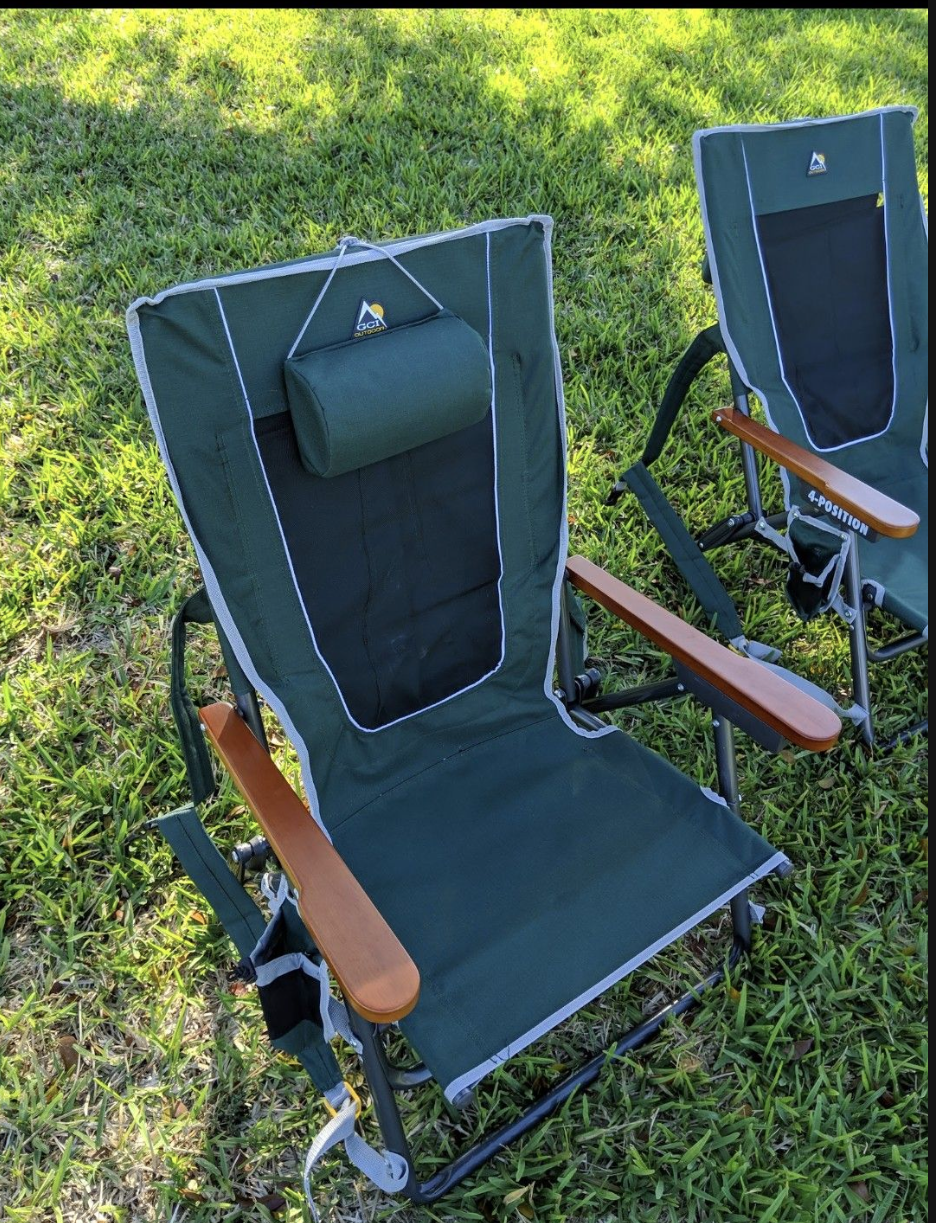 Outdoor 4-Position Camp Chair - photo 2