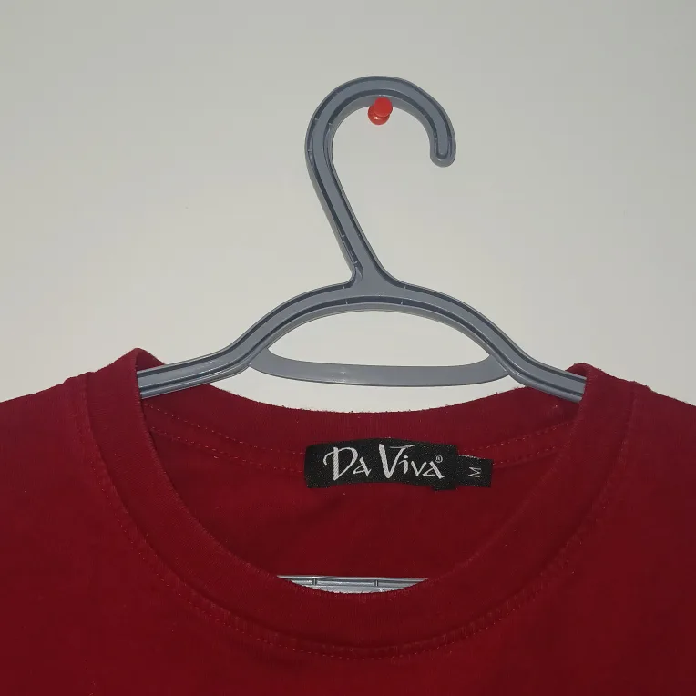 Da Viva Red T-Shirt Size M image indicator(3)