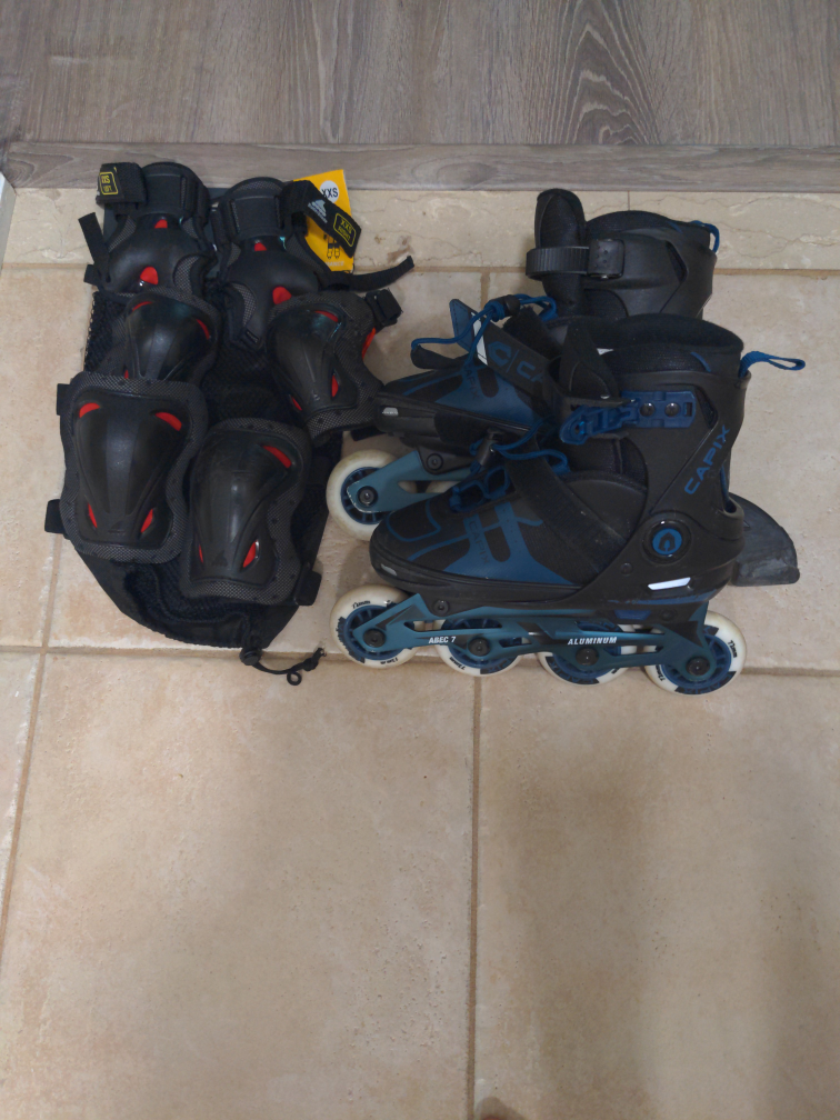 MUST GO: Capix Inline Skates with Protective Gear