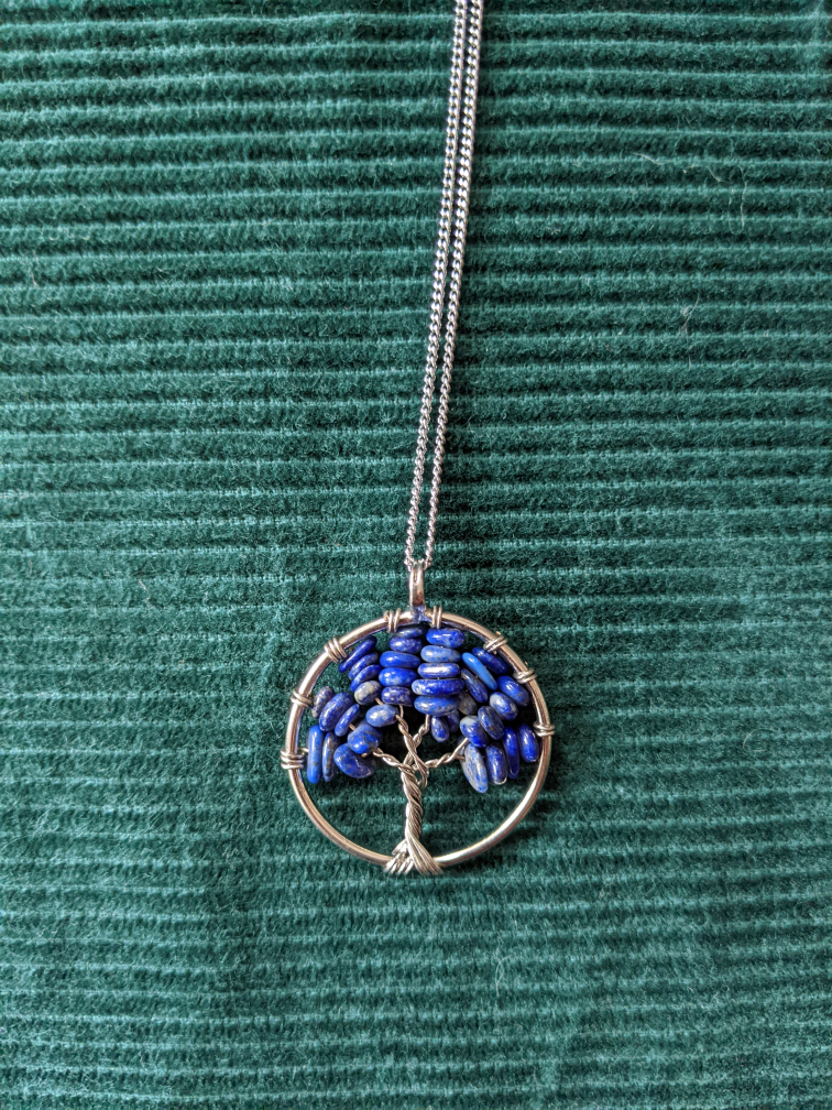 Tree of Life Lapis Lazuli Necklace