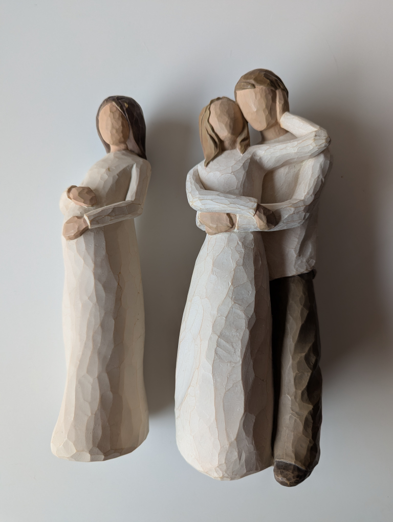 Willow Tree Figurine - The Couple & The Pregnant Woman