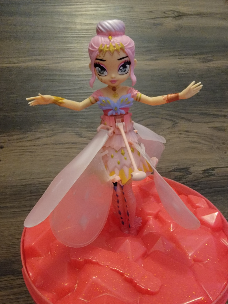 Hatchimals Pixies Crystal Flyers Pink Magical Flying Pixie Toy