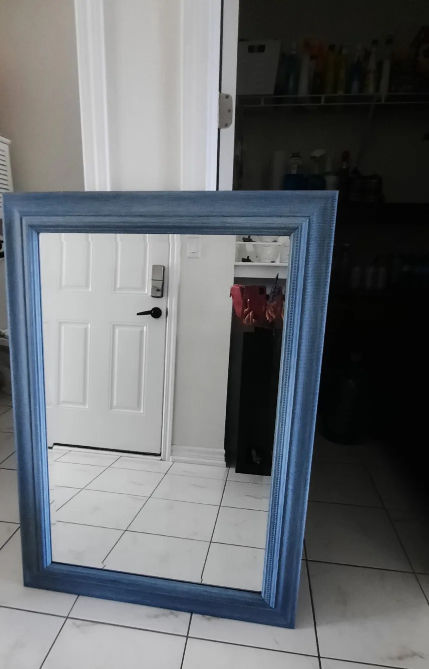 Blue Framed Mirror thumbnail