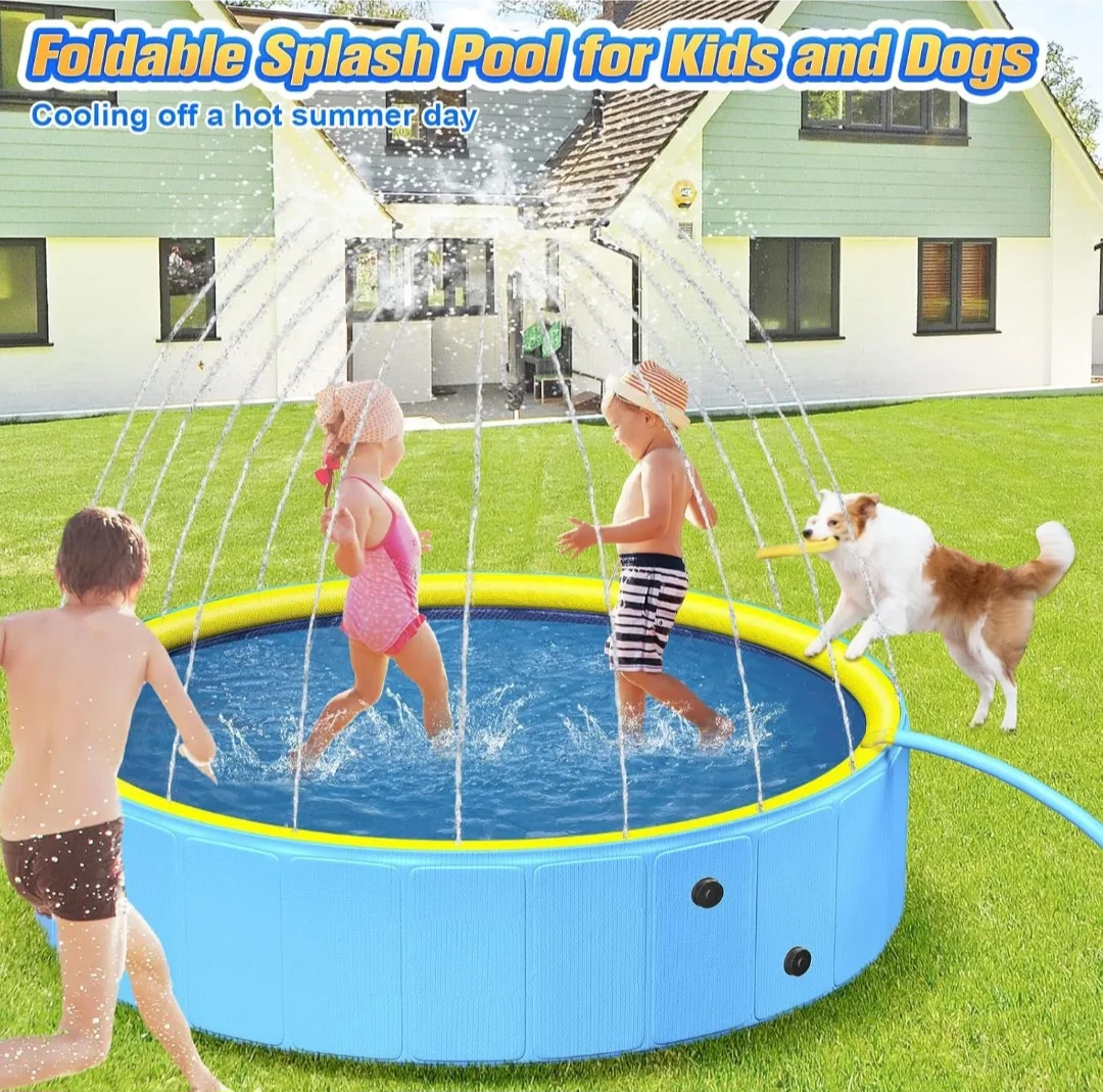 Foldable Splash Pool for Kids and Dogs image indicator(2)