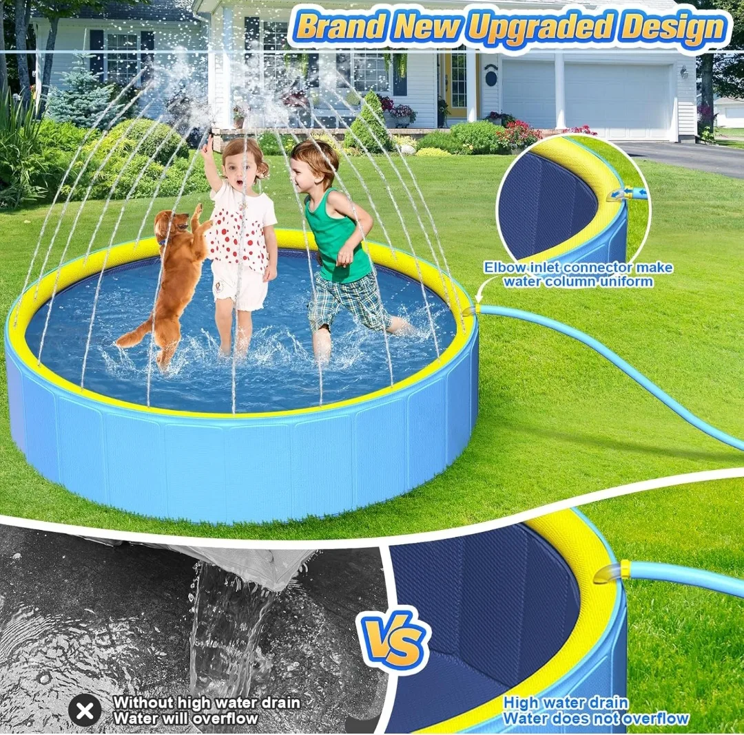 Foldable Splash Pool for Kids and Dogs image indicator(3)