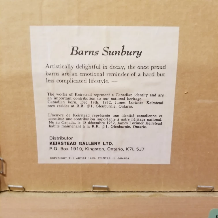 Keirstead Barns Sunbury Framed Print - photo 4