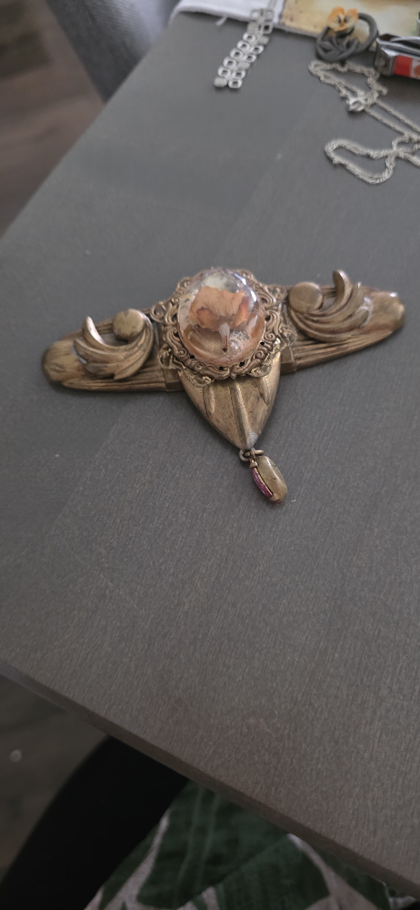 Vintage Floral Brooch