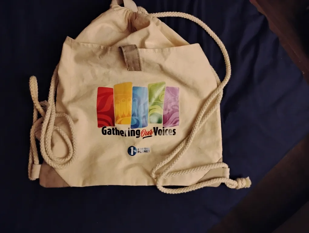 NEW!! CANVAS DRAWSTRING BACKPACK thumbnail