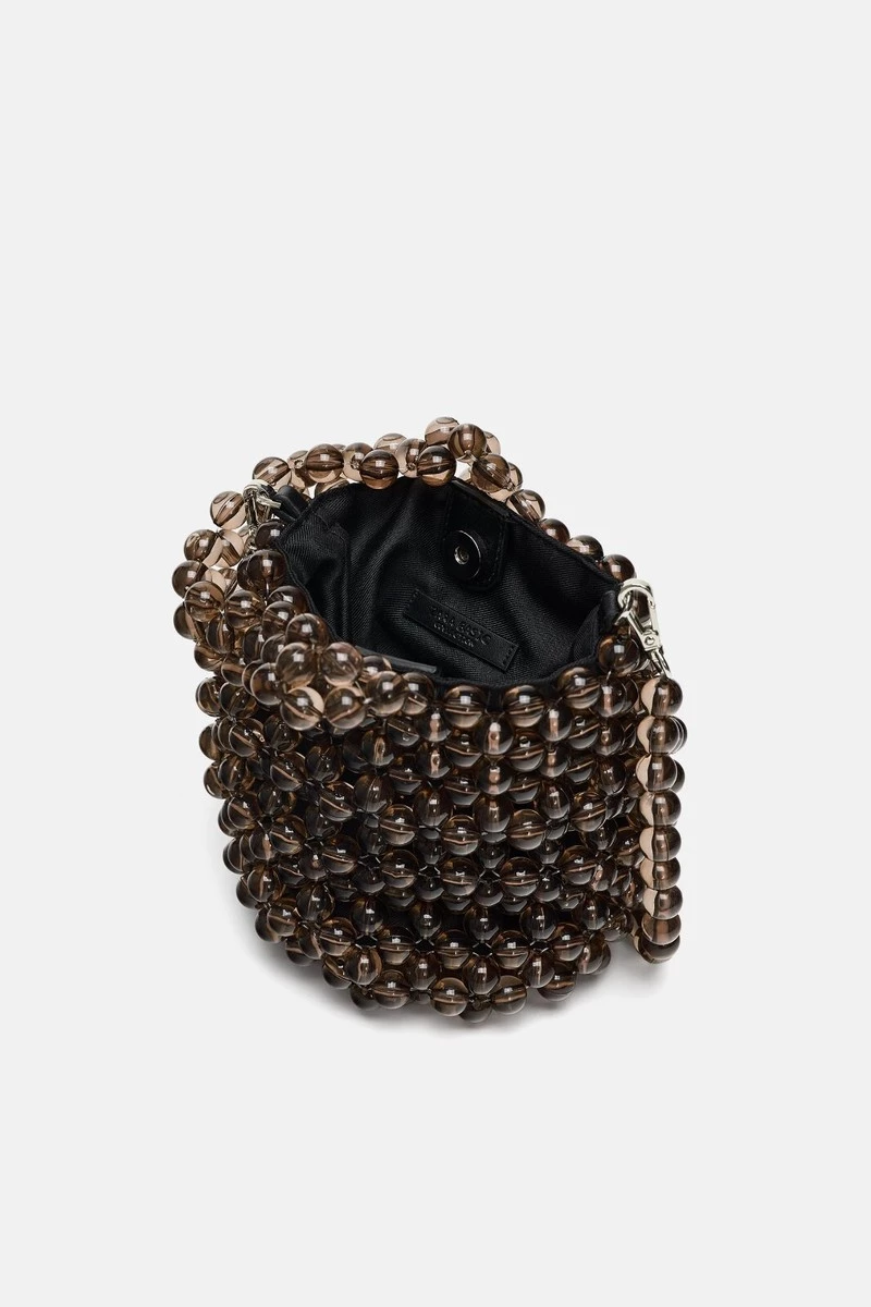 Zara Beaded Bucket Bag - photo 2