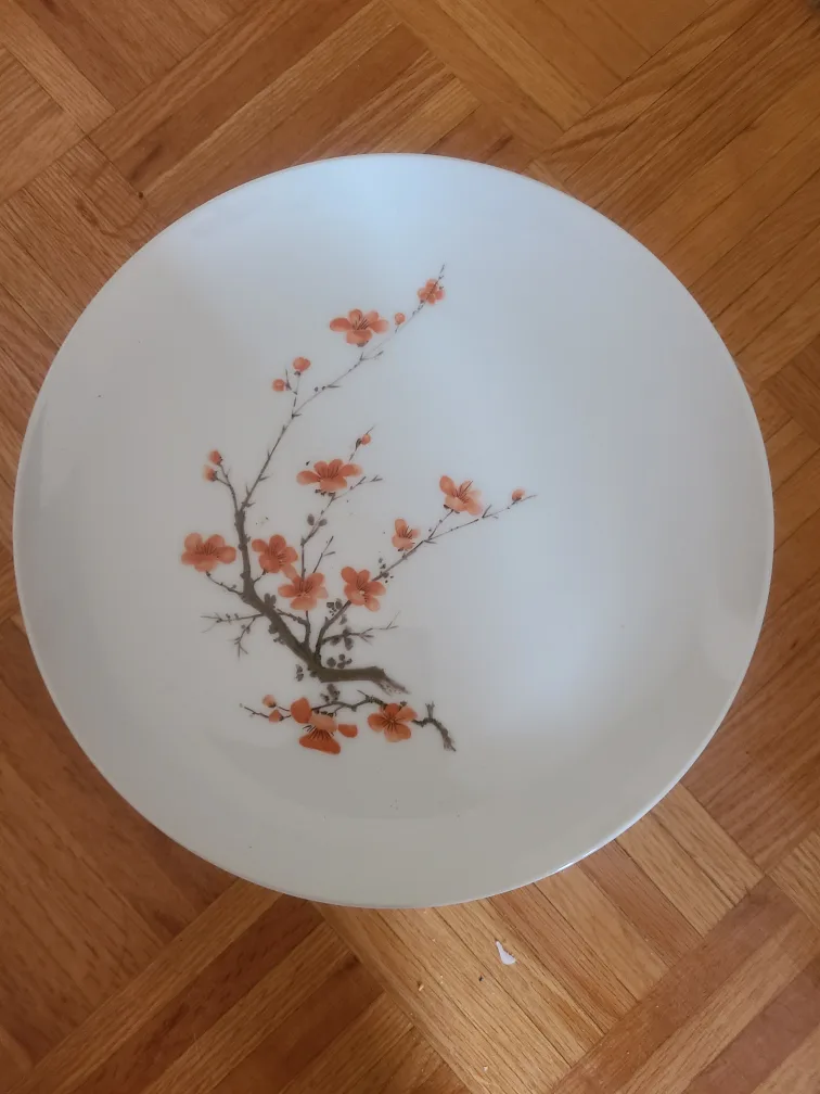 Porcelain Cake Stand with Floral Design thumbnail