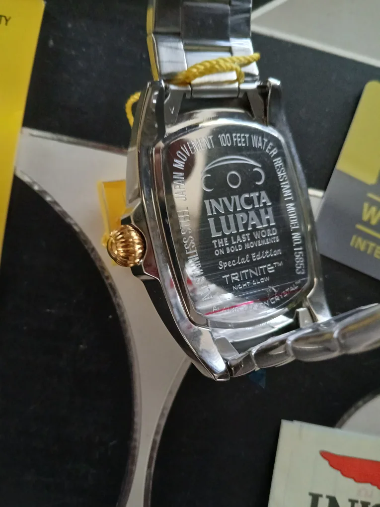 Invicta Lupah Model 15854 Gold-Tone Watch special edition image indicator(2)