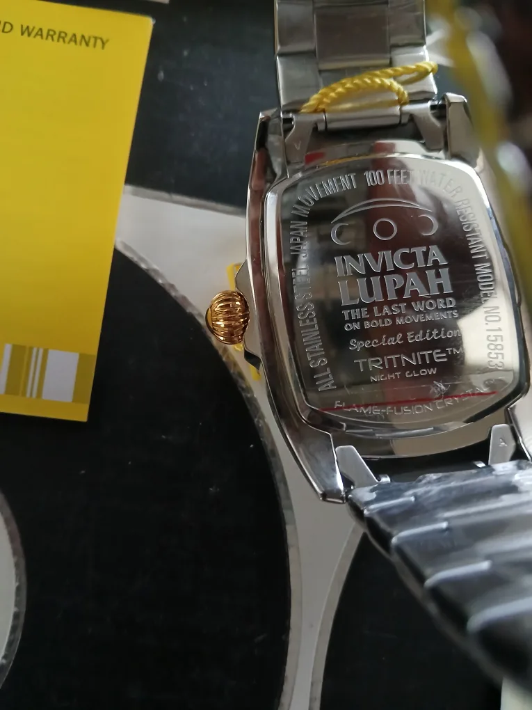 Invicta Lupah Model 15854 Gold-Tone Watch special edition image indicator(3)