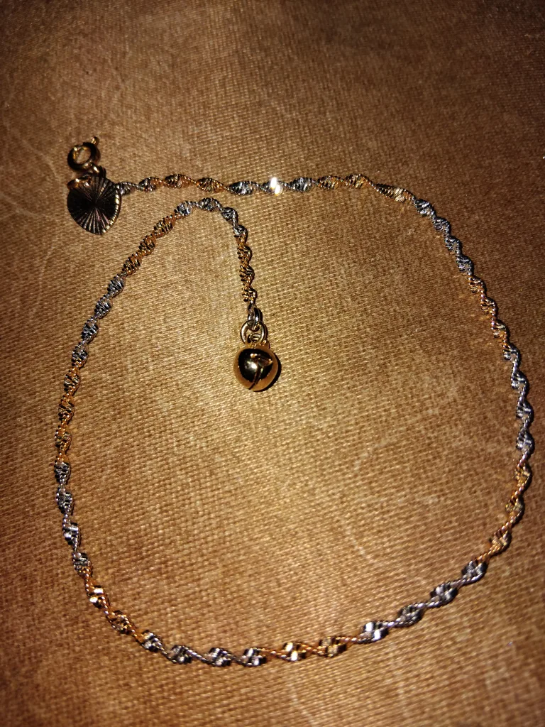 Gold and Silver Anklet thumbnail