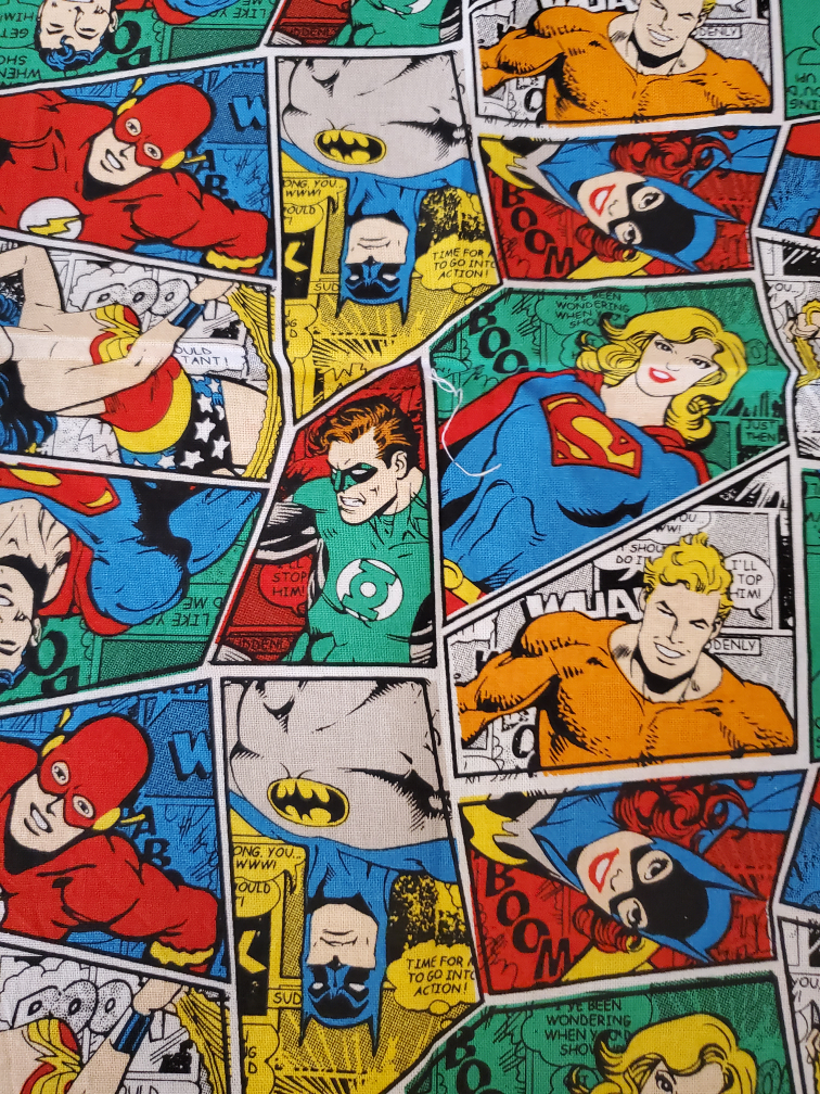 DC Comics Fabric Classic Superheroes Scrub Cap New