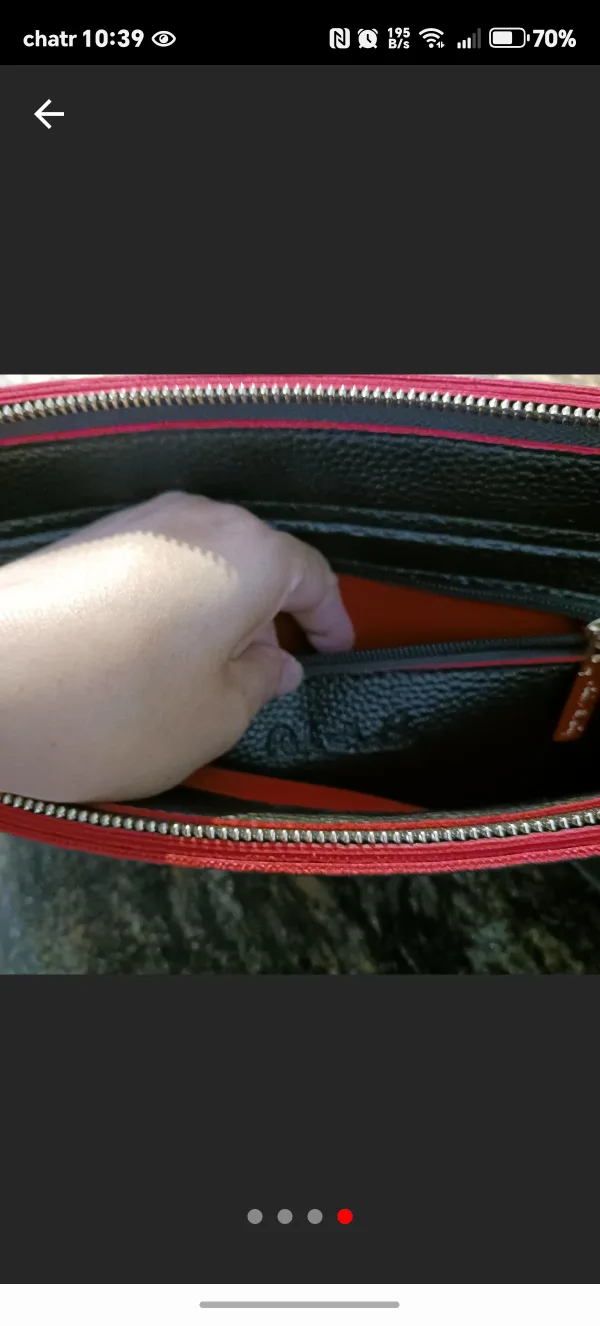 & Other Stories Black Leather Crossbody Bag image indicator(3)