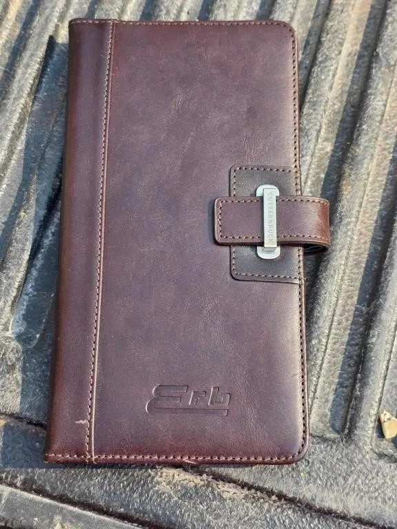 Cutter & Buck Brown Leather Travel Wallet thumbnail